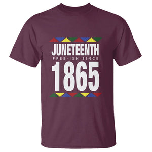 Free Ish Since 1865 T Shirt TS01 Maroon Printyourwear