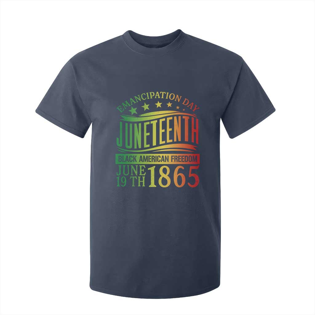Emancipation Day Juneteenth T Shirt For Kid Celebrating Black Americna Freedom Since 1865 TS01 Navy Print Your Wear