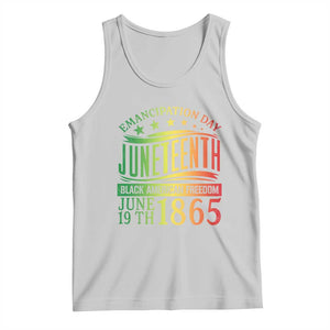 Emancipation Day Juneteenth Tank Top Celebrating Black Americna Freedom Since 1865 TS01 Ash Print Your Wear
