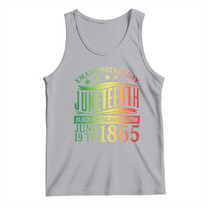 Emancipation Day Juneteenth Tank Top Celebrating Black Americna Freedom Since 1865 TS01 Athletic Heather Print Your Wear