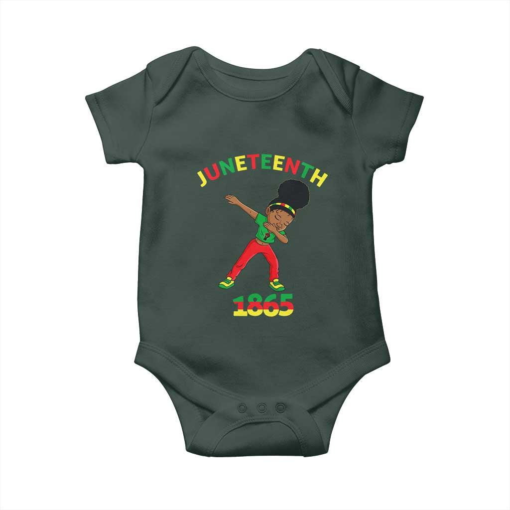 Funny Black History Baby Onesie Dabbing Black Princess Juneteenth 1865 TS01 Print Your Wear