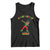 Funny Black History Tank Top Dabbing Black Princess Juneteenth 1865 TS01 Black Print Your Wear