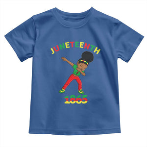Funny Black History Toddler T Shirt Dabbing Black Princess Juneteenth 1865 TS01 Royal Blue Print Your Wear