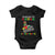Black Boy Gamer Baby Onesie I'm Ready To Crush Juneteenth for Boys Toddler TS01 Black Print Your Wear