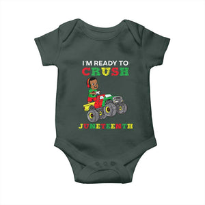 Black Boy Gamer Baby Onesie I'm Ready To Crush Juneteenth for Boys Toddler TS01 Print Your Wear