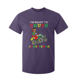 Black Boy Gamer T Shirt For Kid I'm Ready To Crush Juneteenth for Boys Toddler TS01 Purple Print Your Wear