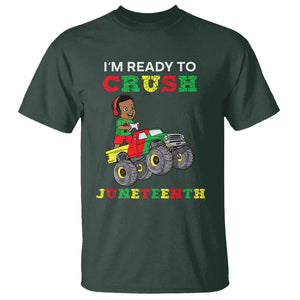 Kids I'm Ready To Crush Juneteenth Funny Gamer T Shirt For Boys Toddler TS01 Dark Forest Green Printyourwear