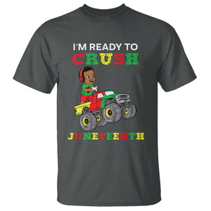 Kids I'm Ready To Crush Juneteenth Funny Gamer T Shirt For Boys Toddler TS01 Dark Heather Printyourwear