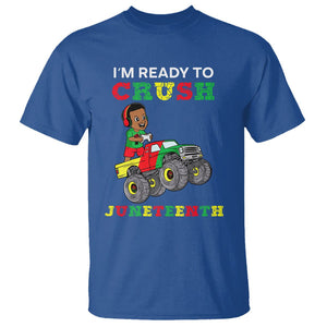 Kids I'm Ready To Crush Juneteenth Funny Gamer T Shirt For Boys Toddler TS01 Royal Blue Printyourwear