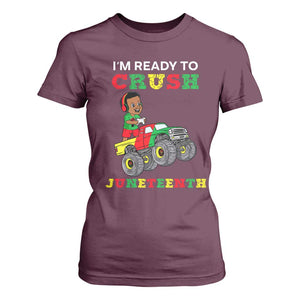Black Boy Gamer T Shirt For Women I'm Ready To Crush Juneteenth for Boys Toddler TS01 Maroon Print Your Wear