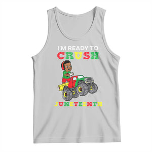 Black Boy Gamer Tank Top I'm Ready To Crush Juneteenth for Boys Toddler TS01 Ash Print Your Wear
