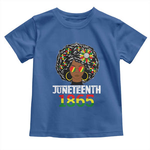 Afro Black Queen Juneteenth 1865 Toddler T Shirt TS01 Royal Blue Print Your Wear