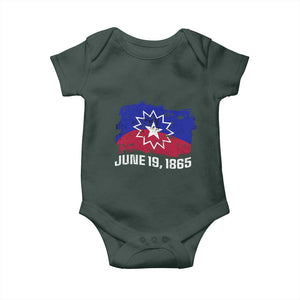 Juneteenth Flag 1865 Baby Onesie Black Freedom Black History TS01 Print Your Wear