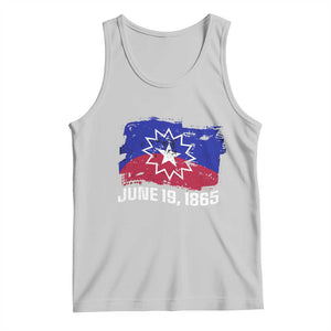Juneteenth Flag 1865 Tank Top Black Freedom Black History TS01 Ash Print Your Wear