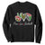 Peace Love Juneteenth Sweatshirt Black Pride Freedom TS01 Black Printyourwear