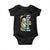 James Baldwin Graffiti Art Baby Onesie Juneteenth Black History Month TS01 Black Print Your Wear