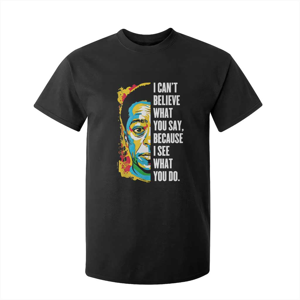 James Baldwin Graffiti Art T Shirt For Kid Juneteenth Black History Month TS01 Black Print Your Wear