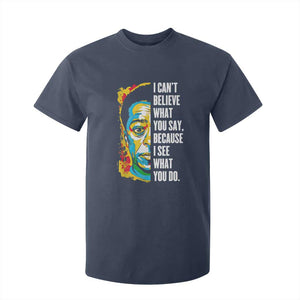 James Baldwin Graffiti Art T Shirt For Kid Juneteenth Black History Month TS01 Navy Print Your Wear