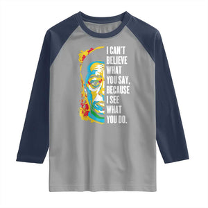 James Baldwin Graffiti Art Raglan Shirt Juneteenth Black History Month TS01 Sport Gray Navy Print Your Wear