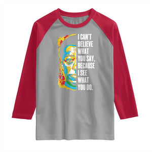 James Baldwin Graffiti Art Raglan Shirt Juneteenth Black History Month TS01 Sport Gray Red Print Your Wear