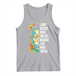 James Baldwin Graffiti Art Tank Top Juneteenth Black History Month TS01 Athletic Heather Print Your Wear