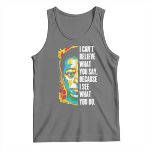 James Baldwin Graffiti Art Tank Top Juneteenth Black History Month TS01 Black Heather Print Your Wear