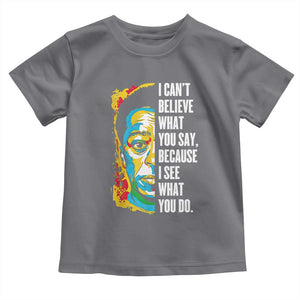 James Baldwin Graffiti Art Toddler T Shirt Juneteenth Black History Month TS01 Charcoal Print Your Wear