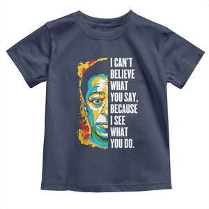 James Baldwin Graffiti Art Toddler T Shirt Juneteenth Black History Month TS01 Navy Print Your Wear