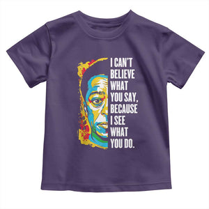 James Baldwin Graffiti Art Toddler T Shirt Juneteenth Black History Month TS01 Purple Print Your Wear