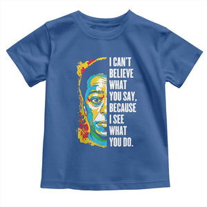 James Baldwin Graffiti Art Toddler T Shirt Juneteenth Black History Month TS01 Royal Blue Print Your Wear