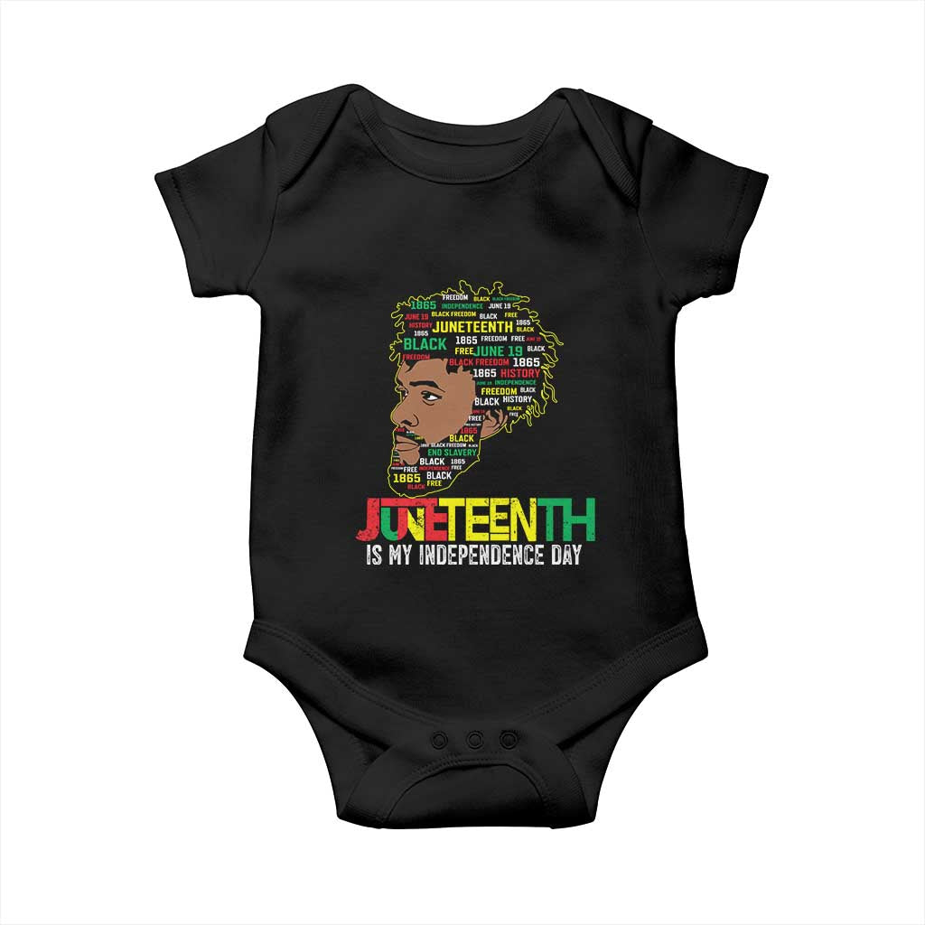 Juneteenth 1865 King Baby Onesie June 19th Black Freedom African American History TS01 Black Print Your Wear