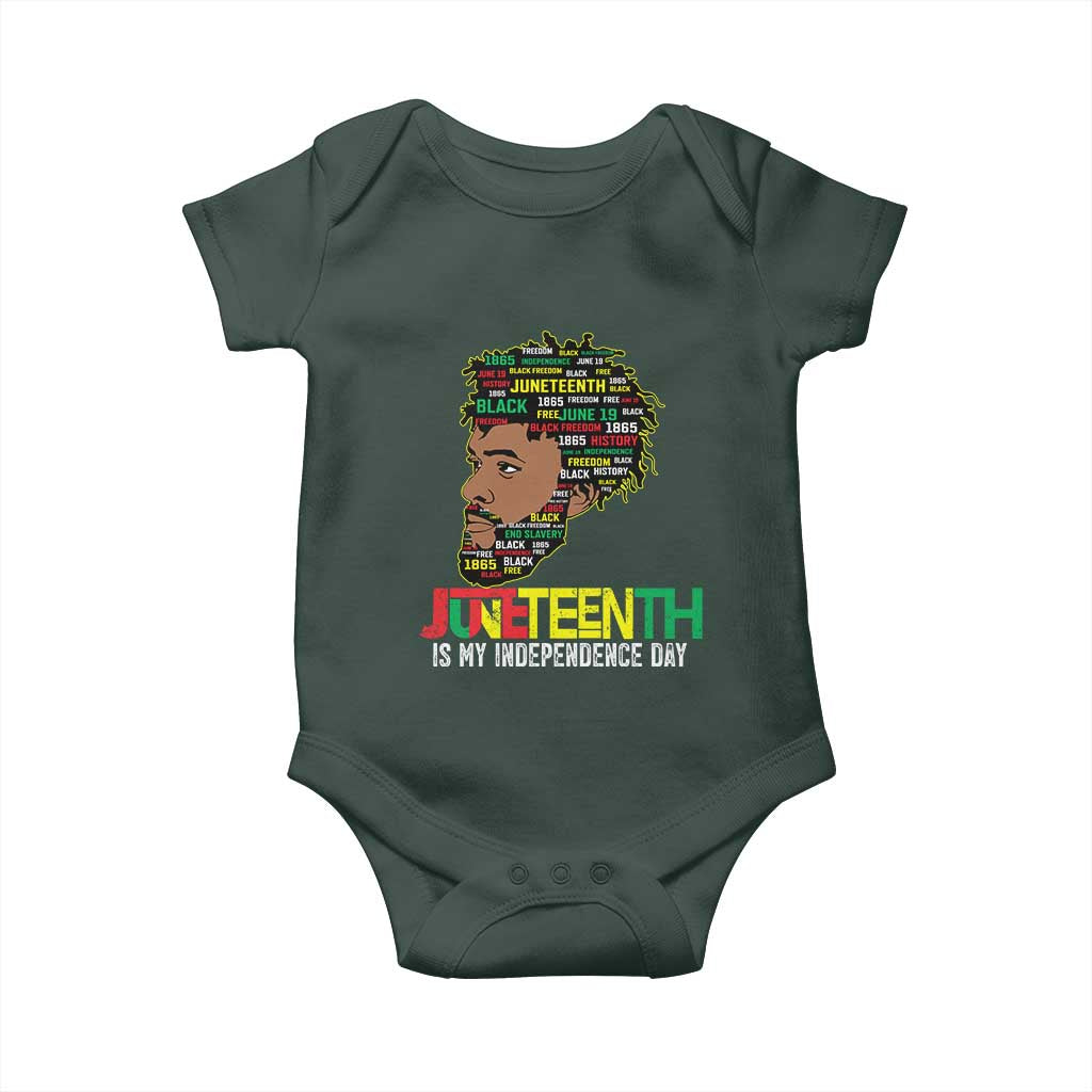 Juneteenth 1865 King Baby Onesie June 19th Black Freedom African American History TS01 Print Your Wear