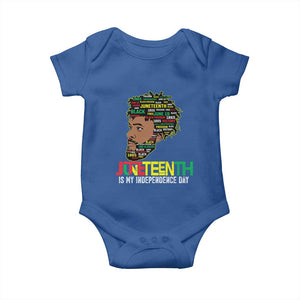 Juneteenth 1865 King Baby Onesie June 19th Black Freedom African American History TS01 Royal Blue Print Your Wear