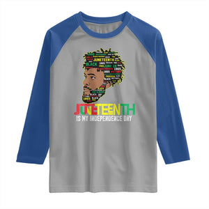 Juneteenth 1865 King Raglan Shirt June 19th Black Freedom African American History TS01 Sport Gray Royal Print Your Wear