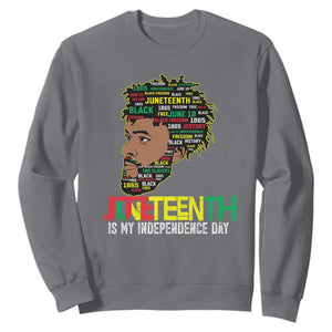 Juneteenth Celebrating Black Freedom African American 1865 Sweatshirt TS01 Charcoal Printyourwear