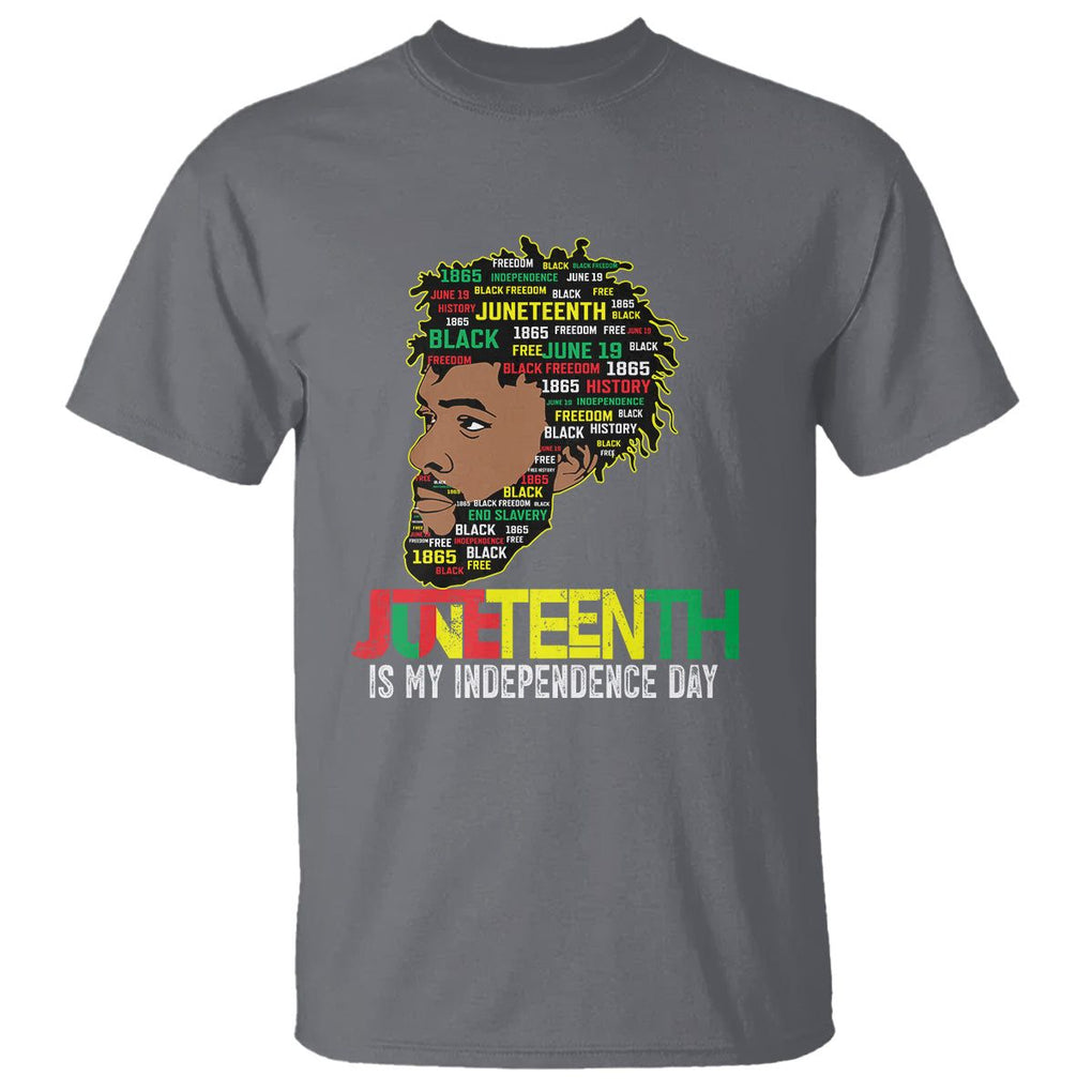 Juneteenth Celebrating Black Freedom African American 1865 T Shirt TS01 Charcoal Printyourwear