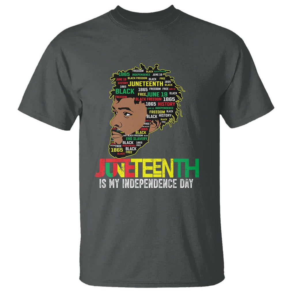 Juneteenth Celebrating Black Freedom African American 1865 T Shirt TS01 Dark Heather Printyourwear
