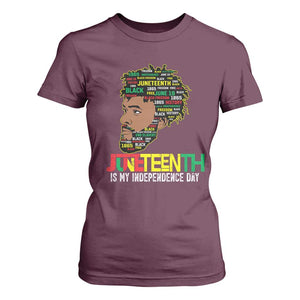 Juneteenth 1865 King T Shirt For Women June 19th Black Freedom African American History TS01 Maroon Print Your Wear