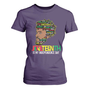 Juneteenth 1865 King T Shirt For Women June 19th Black Freedom African American History TS01 Purple Print Your Wear