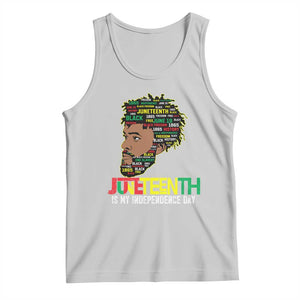 Juneteenth 1865 King Tank Top June 19th Black Freedom African American History TS01 Ash Print Your Wear