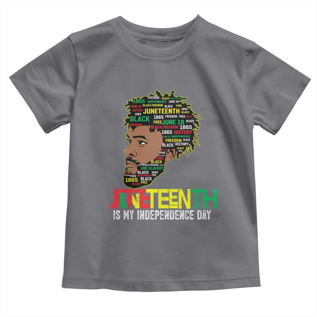 Juneteenth 1865 King Toddler T Shirt June 19th Black Freedom African American History TS01 Charcoal Print Your Wear
