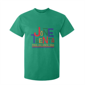 Free Ish T Shirt For Kid Juneteenth Celebration Since 1865 Retro TS01 Irish Green Print Your Wear