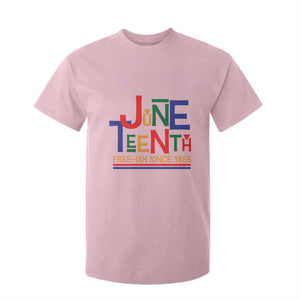 Free Ish T Shirt For Kid Juneteenth Celebration Since 1865 Retro TS01 Light Pink Print Your Wear
