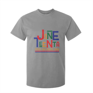 Free Ish T Shirt For Kid Juneteenth Celebration Since 1865 Retro TS01 Sport Gray Print Your Wear
