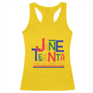 Free Ish Racerback Tank Top Juneteenth Celebration Since 1865 Retro TS01 Daisy Print Your Wear