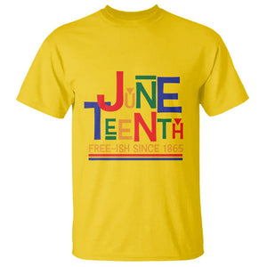 Free Ish T Shirt Juneteenth Celebration Since 1865 Retro TS01 Daisy Printyourwear