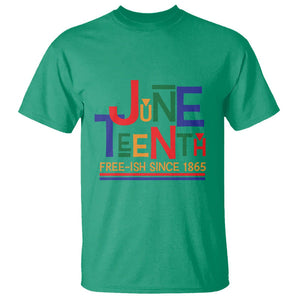Free Ish T Shirt Juneteenth Celebration Since 1865 Retro TS01 Irish Green Printyourwear