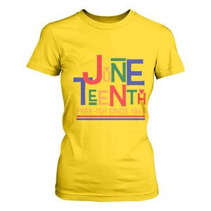 Free Ish T Shirt For Women Juneteenth Celebration Since 1865 Retro TS01 Daisy Print Your Wear