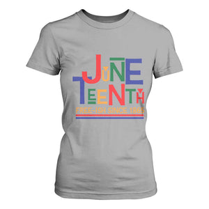 Free Ish T Shirt For Women Juneteenth Celebration Since 1865 Retro TS01 Sport Gray Print Your Wear