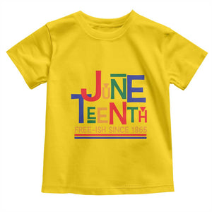 Free Ish Toddler T Shirt Juneteenth Celebration Since 1865 Retro TS01 Daisy Print Your Wear